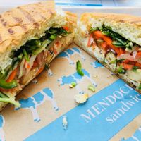 Vegan Banh Mi at Mendocino Farms in San Mateo