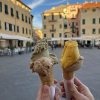   at Gelateria Carlin in Finale Ligure