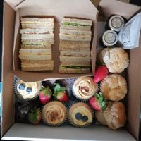 Vegan afternoon tea at Dotty's Teahouse in Sutton