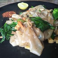 Pad see ew  at Pun Pun Organic Vegetarian Restaurant - Wat Suan Dok in Chiang Mai