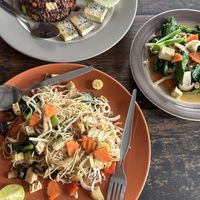   at Pun Pun Organic Vegetarian Restaurant - Wat Suan Dok in Chiang Mai