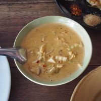 Massamun curry at Pun Pun Organic Vegetarian Restaurant - Wat Suan Dok in Chiang Mai