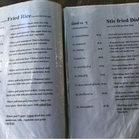 Menu page 4 at Pun Pun Organic Vegetarian Restaurant - Wat Suan Dok in Chiang Mai