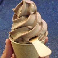 Vegan ice cream  at Attila Hildmann Organic Snackbar II in Berlin