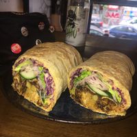 vegan Dürüm at Attila Hildmann Organic Snackbar II in Berlin