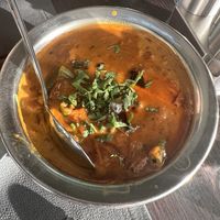 Mixed veg coconut curry  at Mahek in Mahe