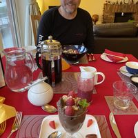 A tasty start to the day    at Stonewater House Vegan B&B in Isle Of Arran