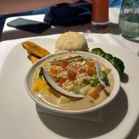 coconut curry at The Tides Restaurant in Holetown