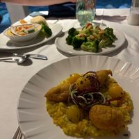 pumpkin risotto at The Tides Restaurant in Holetown