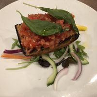 Vegan bruschetta at The Fat Italian in Ormskirk