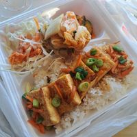Tofu rice bowl at The Rice Bar in The Colony