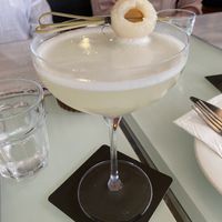 Lychee martini  at No Bones in Byron Bay
