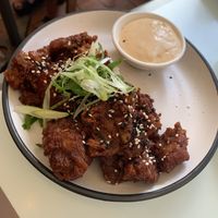 Fried chickn  #Veganuary at No Bones in Byron Bay