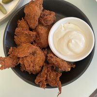 Chickn bites (kids menu)  at No Bones in Byron Bay