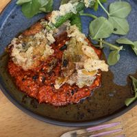 Zucchini Flowers #Veganuary at No Bones in Byron Bay