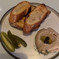 Mushroom paté   at No Bones in Byron Bay