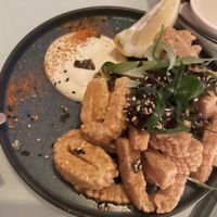Vegan Calamari   at No Bones in Byron Bay