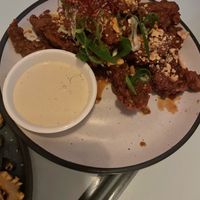 Vegan kung pao chickn  at No Bones in Byron Bay