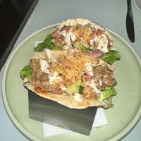 Lamb yiros  at No Bones in Byron Bay