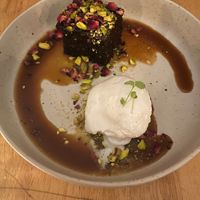 Sticky date pudding  at No Bones in Byron Bay