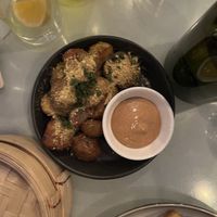 Potato chat  at No Bones in Byron Bay