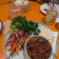 Bao buns at No Bones in Byron Bay