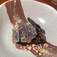 Hazelnut dessert at No Bones in Byron Bay