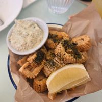 Konjac calamari at No Bones in Byron Bay