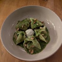 Pumpkin Tortellini (so delicious) at No Bones in Byron Bay