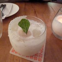 Lychee cocktail at No Bones in Byron Bay
