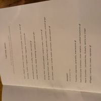 Menu at No Bones in Byron Bay