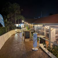 Outside at No Bones in Byron Bay