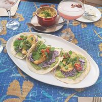 Vegan tacos at No Bones in Byron Bay