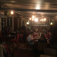 Inside on a Thursday night  at No Bones in Byron Bay