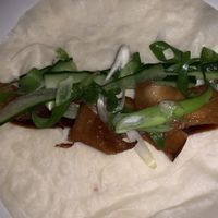 Duk hoisin pancakes at No Bones in Byron Bay