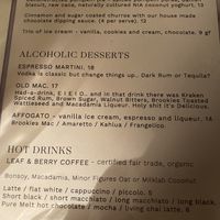 Yum desert at No Bones in Byron Bay