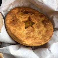 Pumpkin and tofu pie at Johnny Baker in Castlemaine