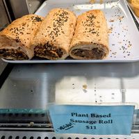 Sausage roll (vegan). April 2026 at Johnny Baker in Castlemaine