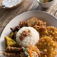 Nasi Campur  at Warung Sripadi in Tampaksiring