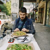 Our today’s lunch 🤍 at Mystic Pizza - Exarchia in Athens