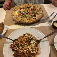 Vegan pasta and pizza!   at Mystic Pizza - Exarchia in Athens