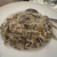 Pasta with mushrooms and trufflee  at Mystic Pizza - Exarchia in Athens