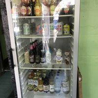 Drinks cabinet  at Cracked Wheat Organics in Welshpool