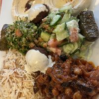 Plato para compartir vegano #Veganuary at Houmous & Co in Strasbourg