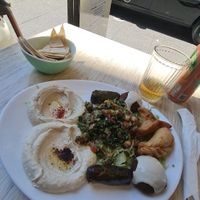 Assiette Végétarienne (Vegetarian Platter) at Houmous & Co in Strasbourg