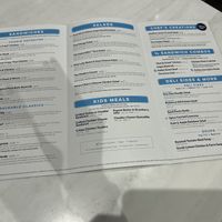 menu at Mendocino Farms in Campbell
