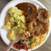 Oyster cutlets  at Soczysta Strawa in Lublin