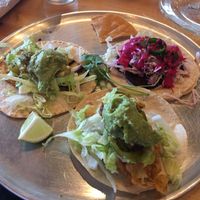 3 vegan tacos  at Casero Kitchen Table in Owen Sound