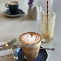 Coconut chai latte at Cafe Miro in Christchurch