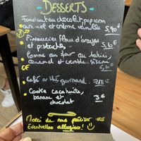 Menu  at Itsy Bitsy in Lille